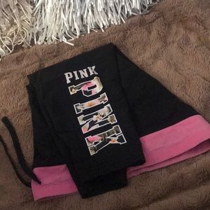 Pink yoga pants